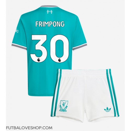 Dres Liverpool Jeremie Frimpong #30 Tretina pre deti 2025-26 Krátky Rukáv (+ trenírky)